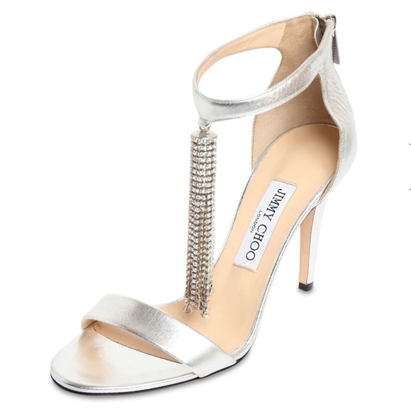 New Jimmy Choo Viola 100 Crystal Heels - Picture 2 of 11